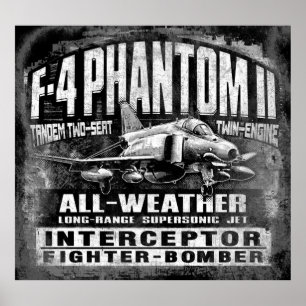 Poster F-4 Phantom II