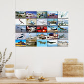 POSTER F-4 PHANTOM II "MONTAGE" (Cuisine)