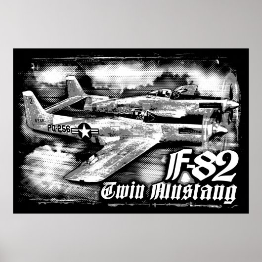 Poster F-82 Twin Mustang (Devant)