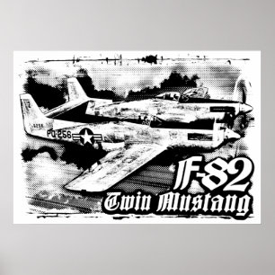 Poster F-82 Twin Mustang
