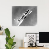 Poster F-86 Saber Jet (Bureau à domicile)