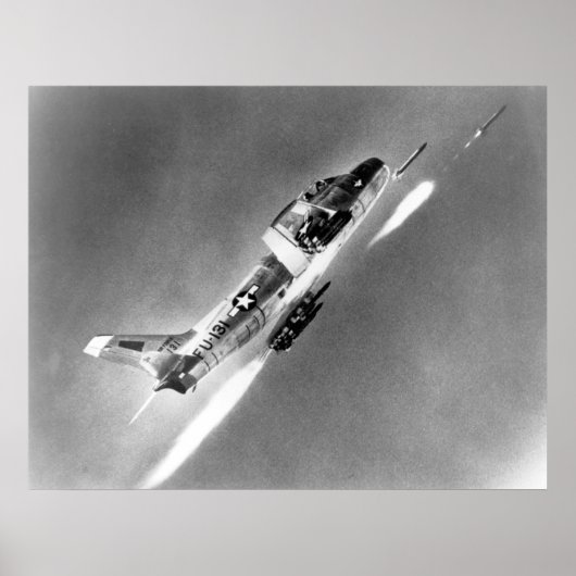 Poster F-86 Saber Jet (Devant)