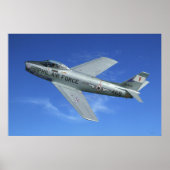 Poster F-86 Saber Jet (Devant)