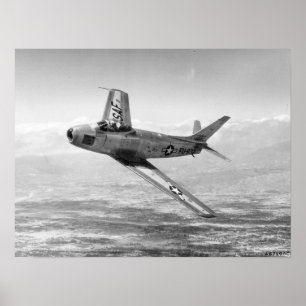 Poster F-86 Sabre