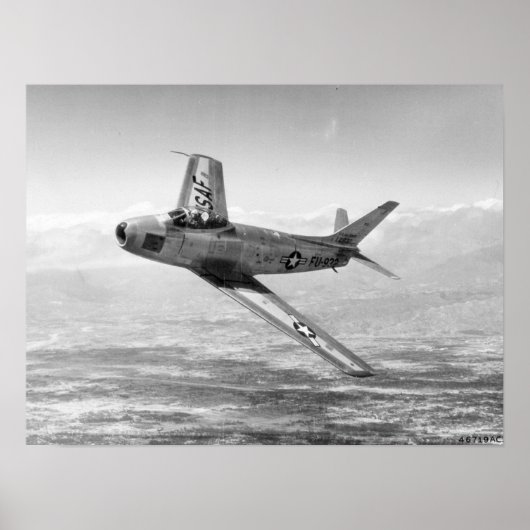 Poster F-86 Sabre (Devant)