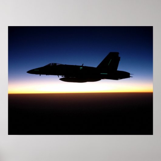 Poster F/A-18 Hornet (Devant)