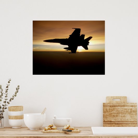 Poster F/A-18 Hornet (Cuisine)