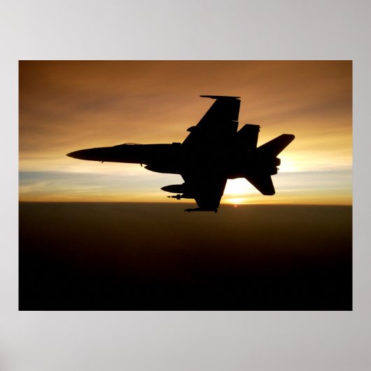 Poster F/A-18 Hornet (Devant)