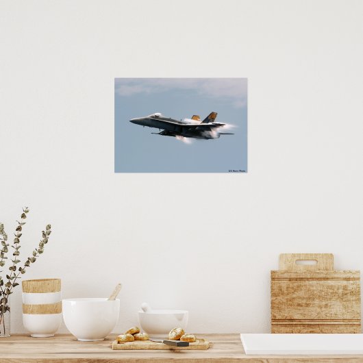 Poster F/A-18 Hornet (Cuisine)