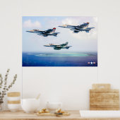 POSTER F/A-18 SUPER HORNET (Cuisine)