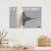 POSTER F/A-18 SUPER HORNET BOOM ! (Cuisine)