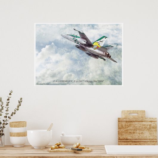 Poster F/A-18C " Chippy Ho ! 2004" (Cuisine)