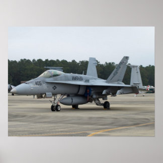 Poster F/A-18C de VMFA-251 de MCAS Beaufort, SC