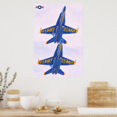 POSTER F/A-18C HORNET (Cuisine)
