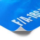 POSTER F/A-18C HORNET (Coin)