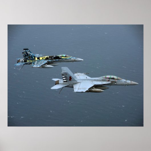 Poster F/A-18C Hornet (Devant)