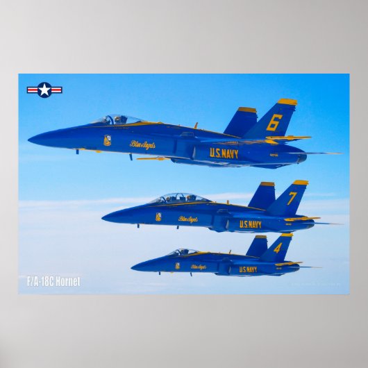 POSTER F/A-18C HORNET (Devant)