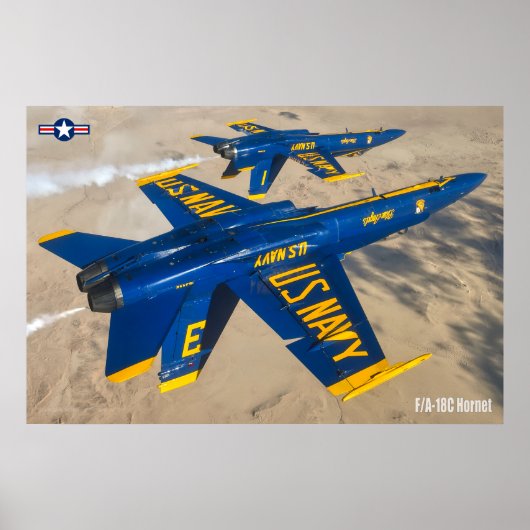 POSTER F/A-18C HORNET (Devant)
