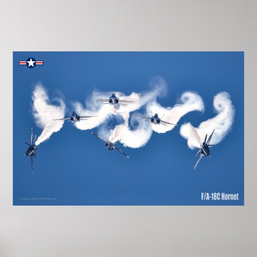POSTER F/A-18C HORNET (Devant)