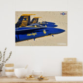 POSTER F/A-18C HORNET (Cuisine)