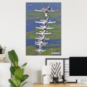 POSTER F/A-18C HORNET (Bureau à domicile)