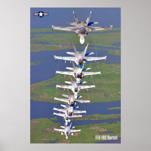 POSTER F/A-18C HORNET (Devant)
