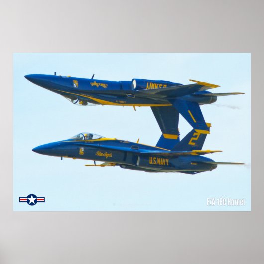 POSTER F/A-18C HORNET (Devant)