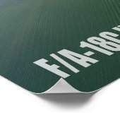 POSTER F/A-18C HORNET (Coin)