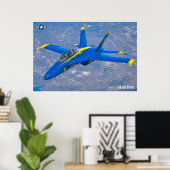 POSTER F/A-18D HORNET (Bureau à domicile)