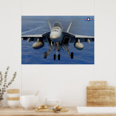 POSTER F/A-18E SUPER HORNET (Cuisine)