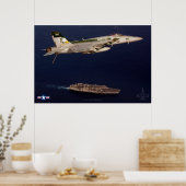 POSTER F/A-18E SUPER HORNET (Cuisine)