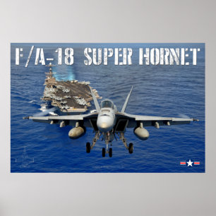 POSTER F/A-18E SUPER HORNET