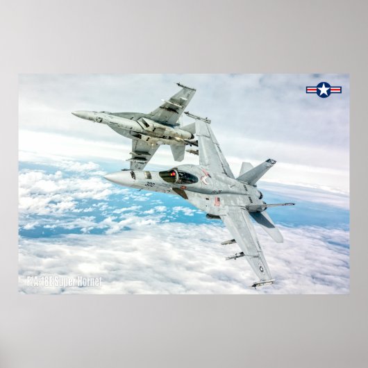 POSTER F/A-18E SUPER HORNET (Devant)