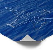 POSTER F/A-18E SUPER HORNET (Coin)