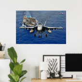 POSTER F/A-18E SUPER HORNET (Bureau à domicile)