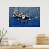 POSTER F/A-18E SUPER HORNET (Cuisine)