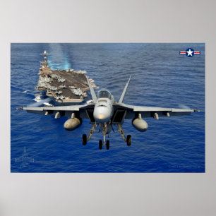 POSTER F/A-18E SUPER HORNET