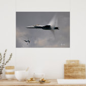 Poster F/A-18F en vol (Cuisine)