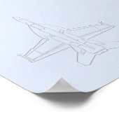 POSTER F/A-18F SUPER HORNET (Coin)