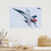 POSTER F/A-18F SUPER HORNET (Cuisine)