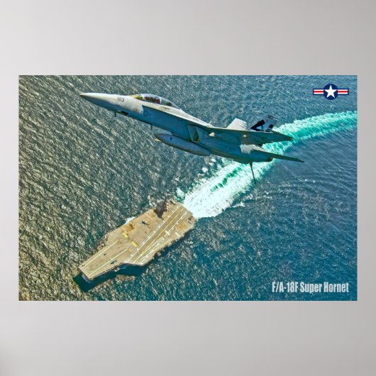 POSTER F/A-18F SUPER HORNET (Devant)