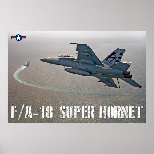 POSTER F/A-18F SUPER HORNET (Devant)