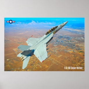 POSTER F/A-18F SUPER HORNET
