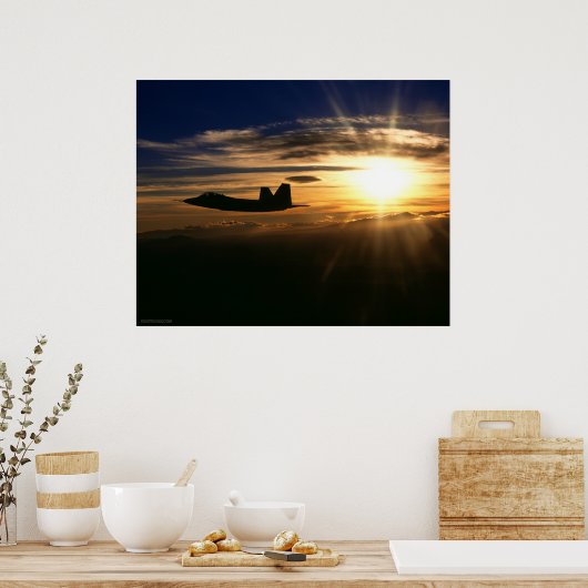 Poster F/A-22 Raptor (Cuisine)