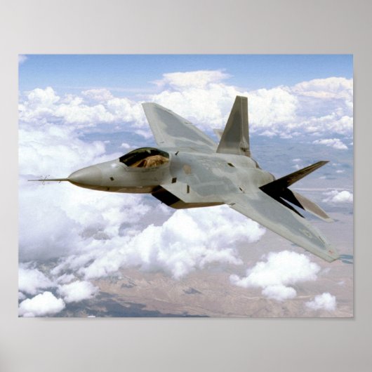 Poster F/A-22 Raptor (Devant)