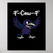 Poster F-Caw-F Aesthetic Graphic (Devant)