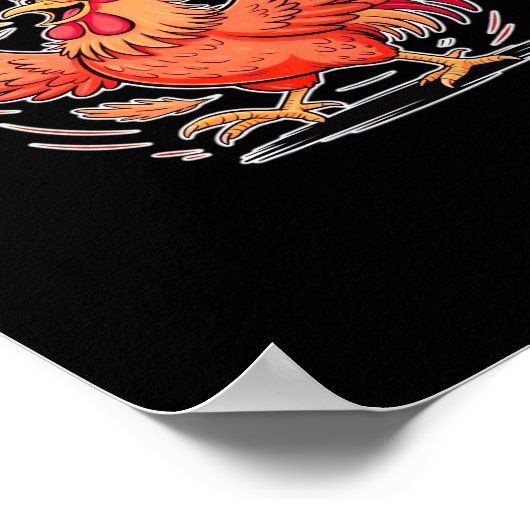 Poster F-Caw-F Attitude Classic Retro Style (Coin)