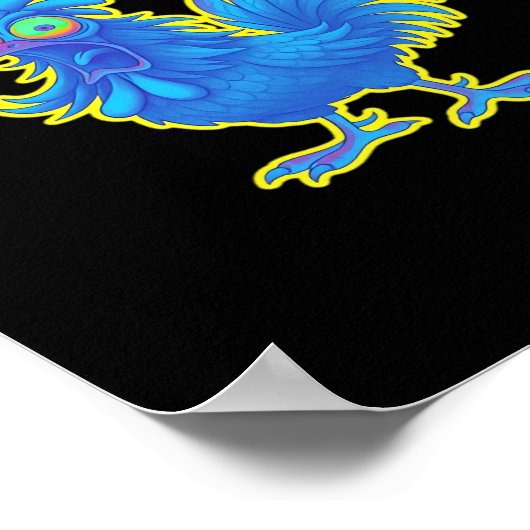 Poster F-Caw-F Chicken Classic Creative Casual (Coin)