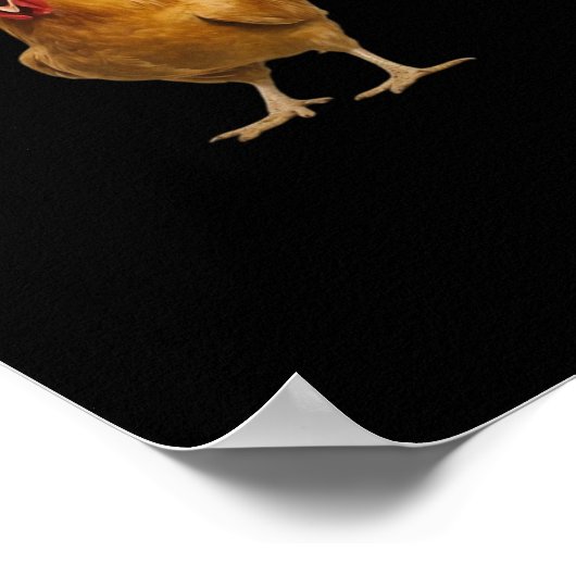 Poster F-Caw-F Chicken Essential Creative Graphic (Coin)