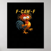 Poster F-Caw-F-Chicken Essential Retro Classic (Devant)